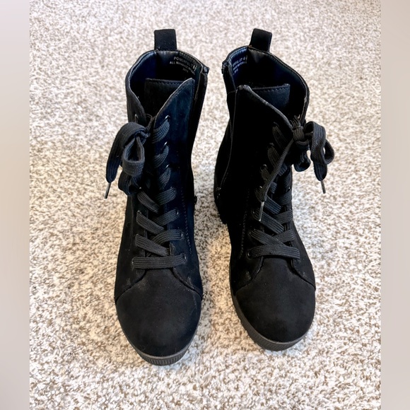 Platform combat Boots - Picture 2 of 4